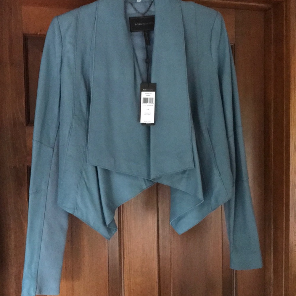 Bcbgmaxazria Leather jacket. Beautiful Leather!! Over 50% reduced!